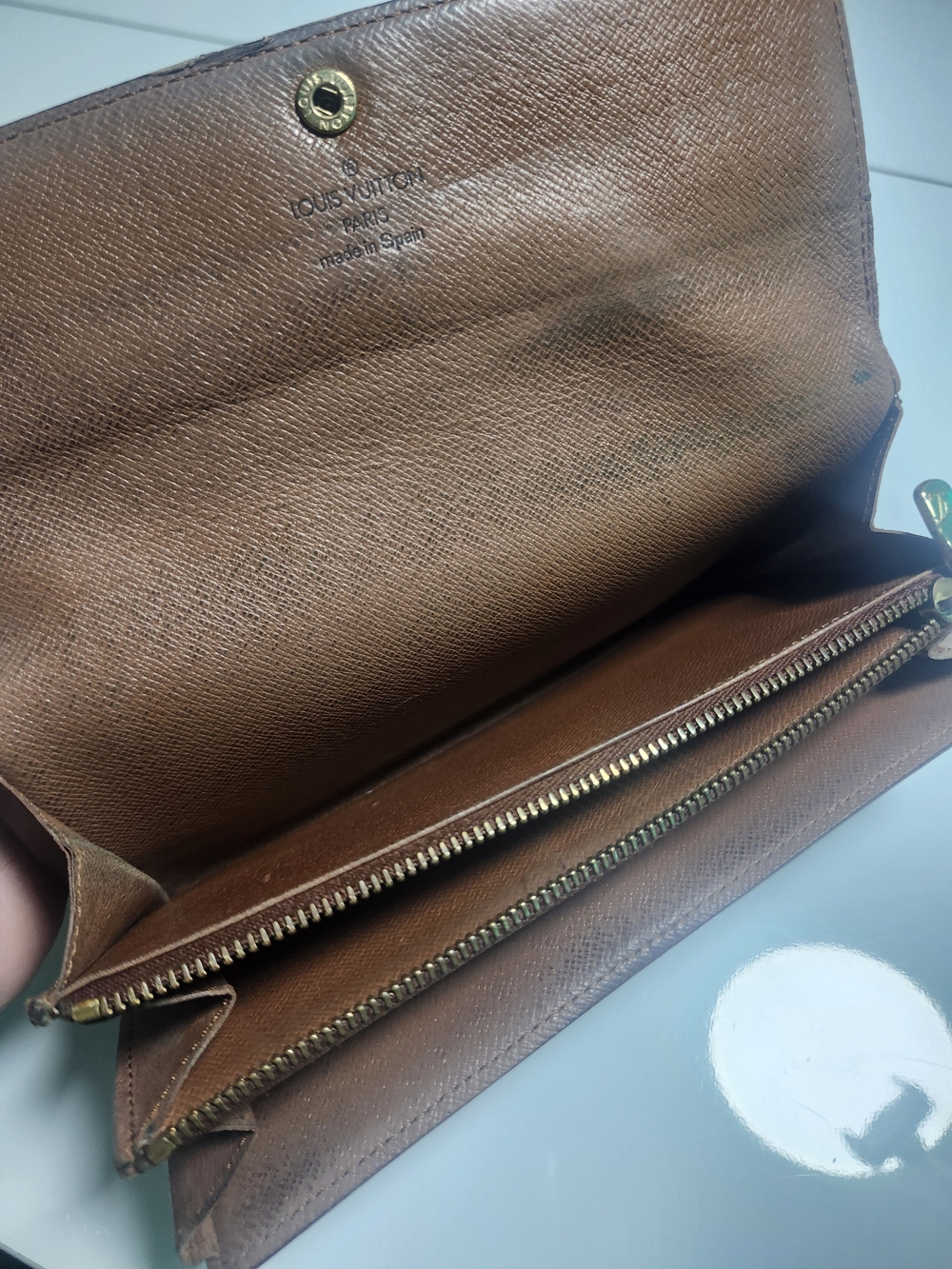 Authentic Preloved Louis Vuitton Monogram Brown Continental Wallet - Picture 4 of 11